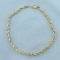 Rope Link Chain Bracelet In 14k Yellow Gold