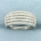 Diamond Band Ring In 14k White Gold