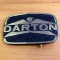 Vintage Darton Dyna Brass Belt Buckle Archery Crossbow Bow Hunting