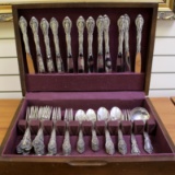 Alvin Vivaldi Sixty-four Piece Sterling Silver Flatware Set