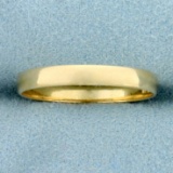 Wedding Band Ring In 14k Yellow Gold