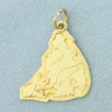 St Maarten Pendant In 14k Yellow Gold