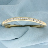 1ct Tw Diamond Bangle Bracelet In 14k Yellow Gold