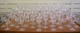 44 Piece Orrefors Helga Scandinavian Stemware Set