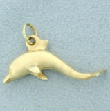 Dolphin Pendant In 14k Yellow Gold