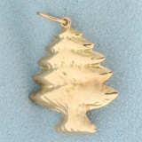 Christmas Tree Pendant In 14k Rose Gold
