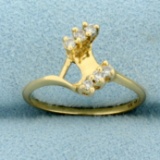 Diamond Ring Jacket In 14k Yellow Gold