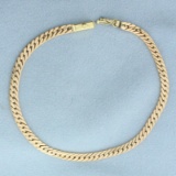 Italian Herringbone Link Chain Bracelet In 14k Yellow Gold