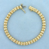 2ct Tw Diamond Line Bracelet In 14k Yellow Gold