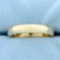 Mens Comfort Fit Wedding Band Ring In 14k Yellow Gold