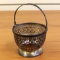 Vintage Je Coldwell And Co. Sterling Silver Pierced Basket