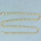 18 Inch Twisting Curb Link Chain Necklace In 14k Yellow Gold