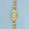 Womens Vintage Hamilton Watch In Solid 14k Yellow Gold Case And Band