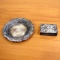 Vintage S. Kirk And Son Repousse Matchbox And Tray In Sterling Silver