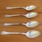 Antique Reed And Barton Sterling Silver Columbia 5 O'clock Teaspoons