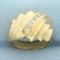 Unique Designer Diamond Ring In 14k Yellow Gold