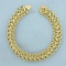 Double Parallel Cable Link Chain Bracelet In 18k Yellow Gold