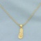 Flip Flop Necklace In 14k Yellow Gold