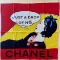 Chanel Vintage Just A Drop Of No. 5 Silk 90 Scarf