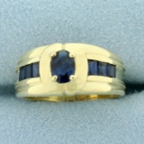 Sapphire Ring In 14k Yellow Gold