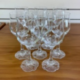 Rosenthal Monbijou Crystal Wine Glasses Set Of 10