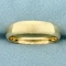 Mens Wedding Band Ring In 14k Yellow Gold