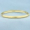 Etched Design Bangle Bracelet In 14k Yellow Gold