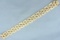 Tank Track Bracelet In 14k Yellow Gold