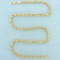 Heavy Solid 21 Inch Rope Link Chain Necklace In 14k Yellow Gold