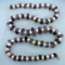 24 Inch Pearl And Amethyst Bead Necklace With 10k Yellow Gold Clasp