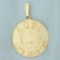 Acbl Life Master Bridge Pendant Or Charm In 14k Yellow Gold