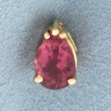 Morganite Pendant In 14k Yellow Gold