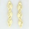 Dangle Drop Earrings In 14k Yellow Gold