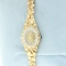 Womens Vintage Geneve Nugget Style Watch In Solid 14k Yellow Gold