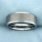 Mens Triton Tungsten Carbide Wedding Band Ring