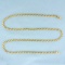 Designer Curb Link Chain Necklace In 18k Yellow Gold