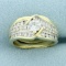 1ct Diamond Engagement Ring And Wedding Band Set In 14k Yellow And White Gold