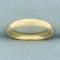 Designer Domed Wedding Band Ring In 18k Yellow Gold