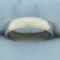 5mm Milgrain Beaded Edge Wedding Band Ring In 14k White Gold