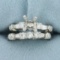 Scott Kay Diamond Engagement Ring Mounting And Wedding Band Bridal Set In Platinum