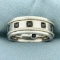 Neil Lane Black Diamond Wedding Band Ring In 14k White Gold