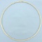 Italian 18 Inch Omega Link Necklace In 10k Yellow Gold