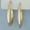 Hoop Earrings In 14k Yellow Gold