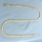 Vintage 16 Inch S Link Chain Necklace In 18k Gold