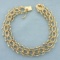 Multi Loop Charm Bracelet In 14k Yellow Gold