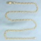 20 Inch Designer Link Chain Necklace In 14k Yellow Gold