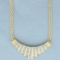 Diamond Necklace In 10k Yellow Gold