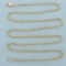 17 Inch Rope Link Chain Necklace In 14k Yellow Gold