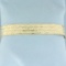 Wide Wave Design Herringbone Bracelet In 14k Yellow Gold
