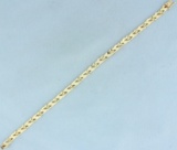 Diamond Cut Nugget Style Bracelet In 14k Yellow Gold